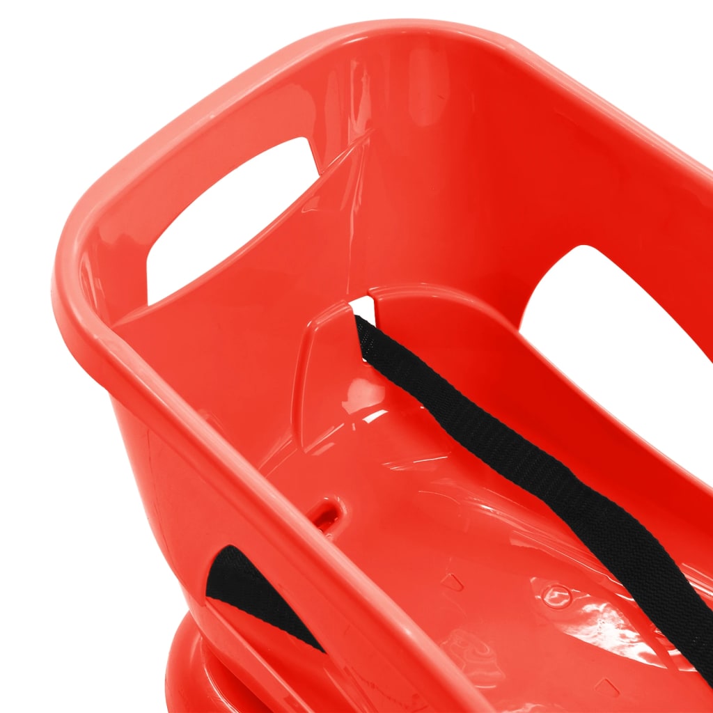 Sledge with Seat Red 102.5x40x23 cm Polypropylene - Upclimb Ltd