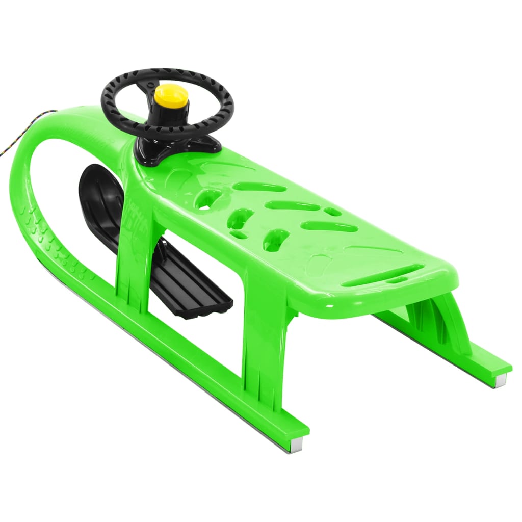 Sledge with Wheel Green 102.5x40x23 cm Polypropylene - Upclimb Ltd