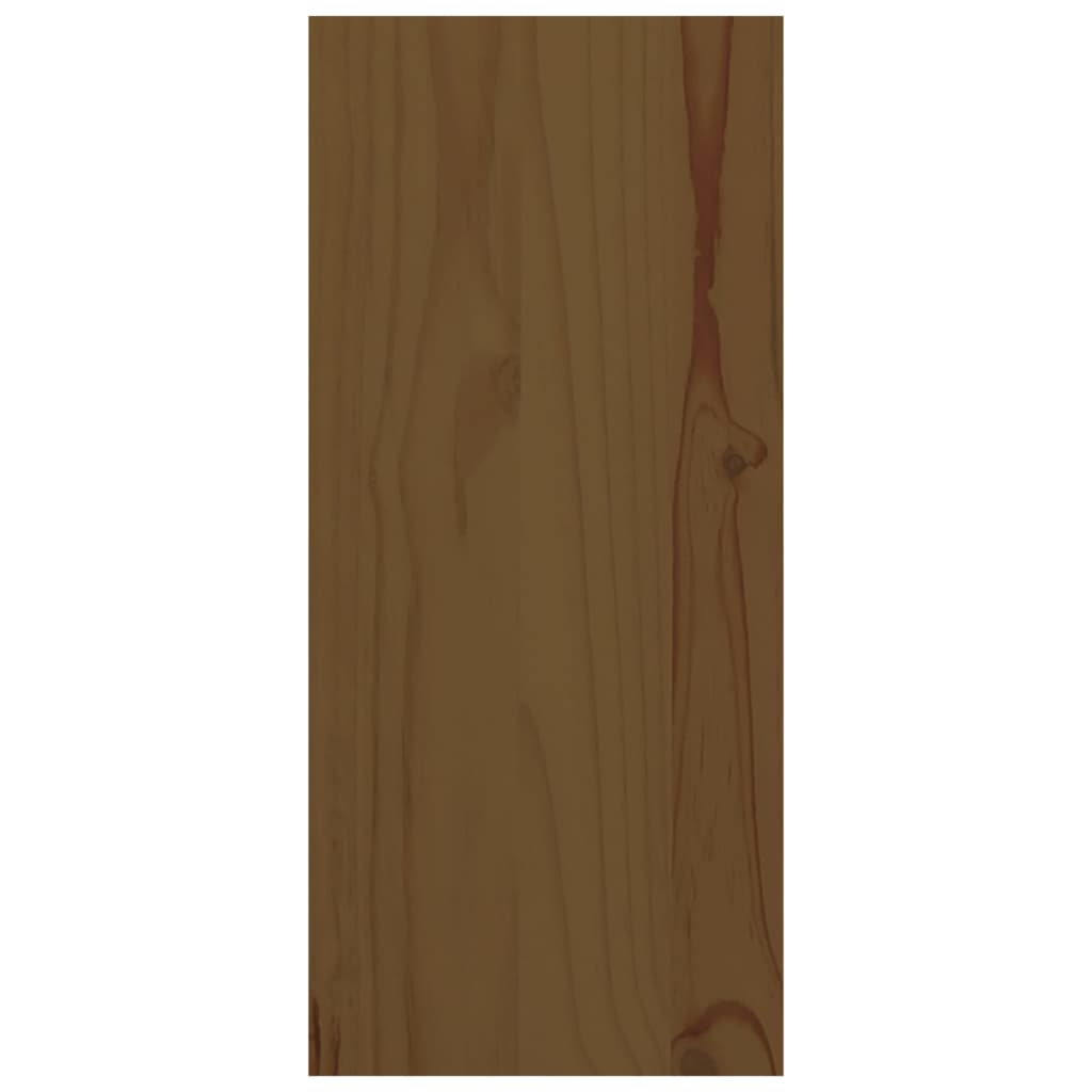 Wijnkast honingbruin 56x25x56 cm massief grenenhout