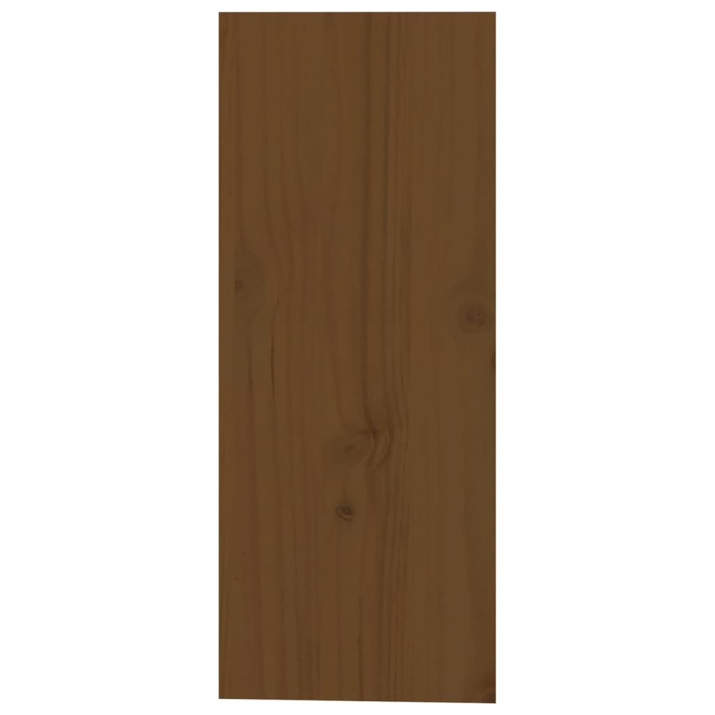 Wijnkast Honey Brown 62x25x62 cm massief grenenhout