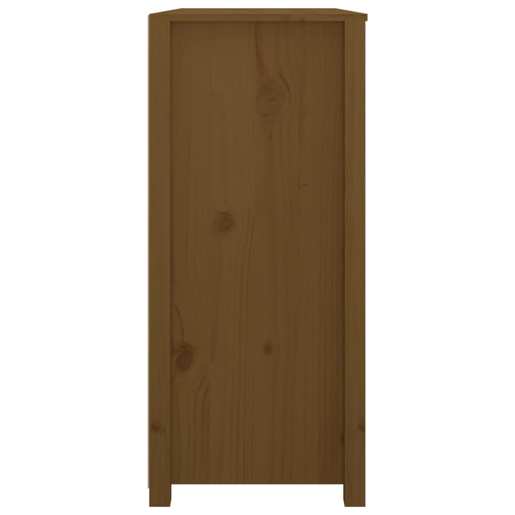 vidaXL Side Cabinet Honey Brown 100x40x90 cm Solid Wood Pine