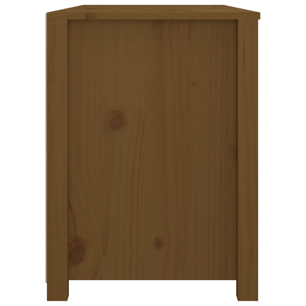 vidaXL Side Cabinet Honey Brown 100x40x54 cm Solid Wood Pine