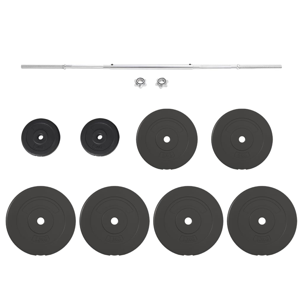 vidaXL Barbell with Plates 60 kg