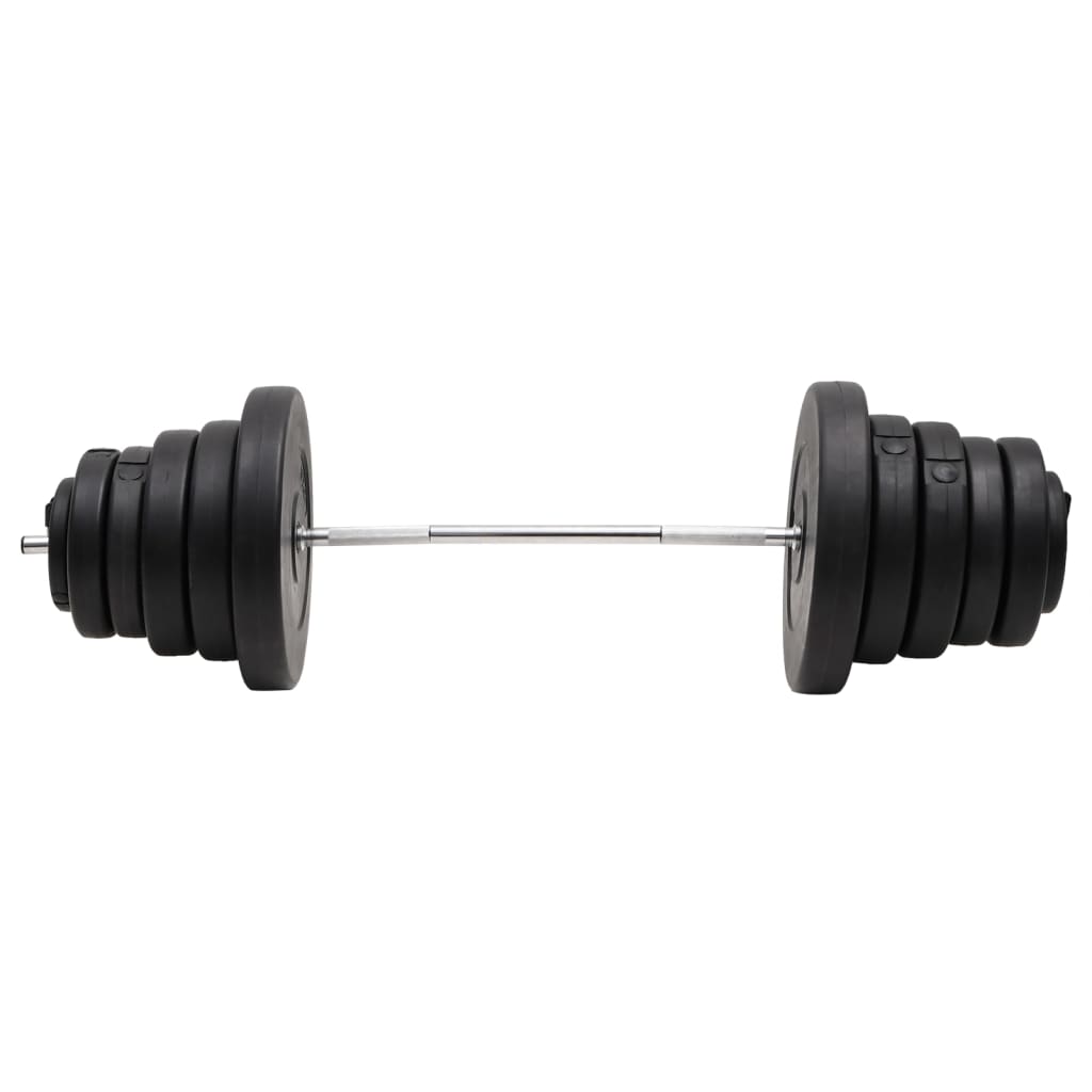 vidaXL Barbell with Plates 90 kg