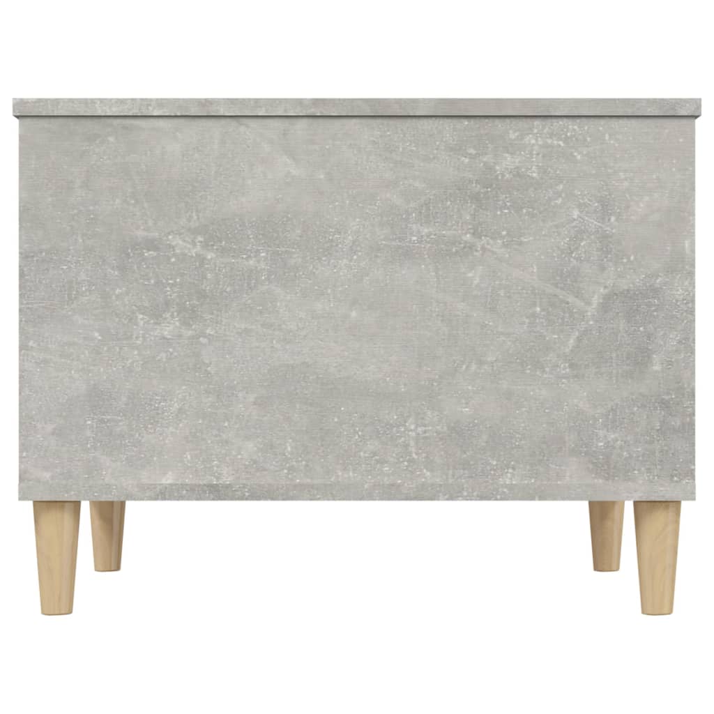 Table Basse Béton Gris 60x44,5x45 cm Bois D'ingénierie