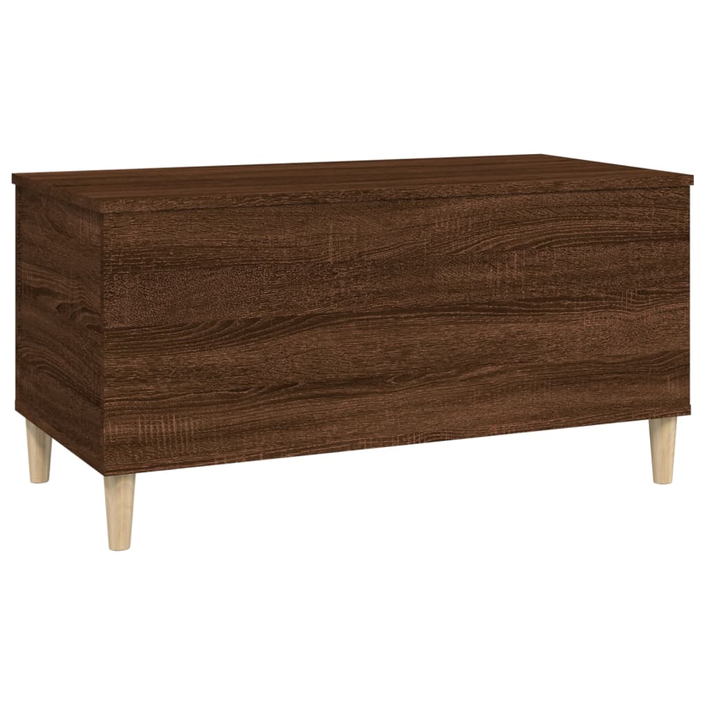 vidaXL Coffee Table Brown Oak 90x44.5x45 cm Engineered Wood