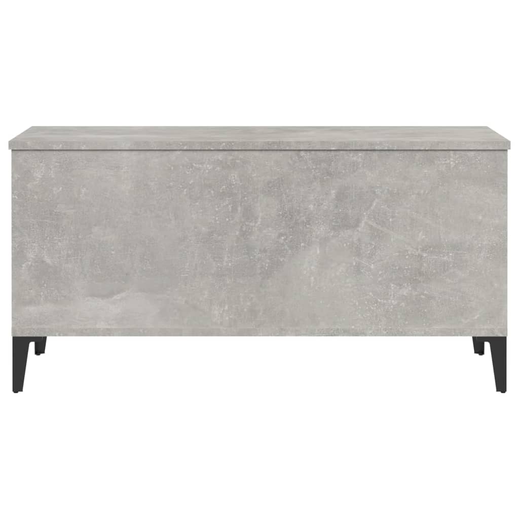 Table Basse Béton Gris 90x44,5x45 cm Bois D'ingénierie