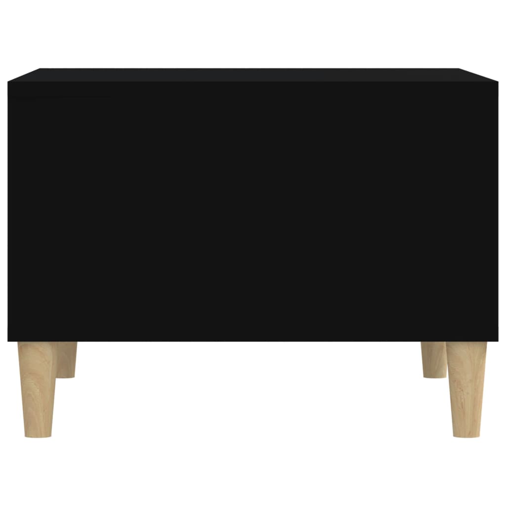 vidaXL Coffee Table Black 60x50x36.5 cm Engineered Wood