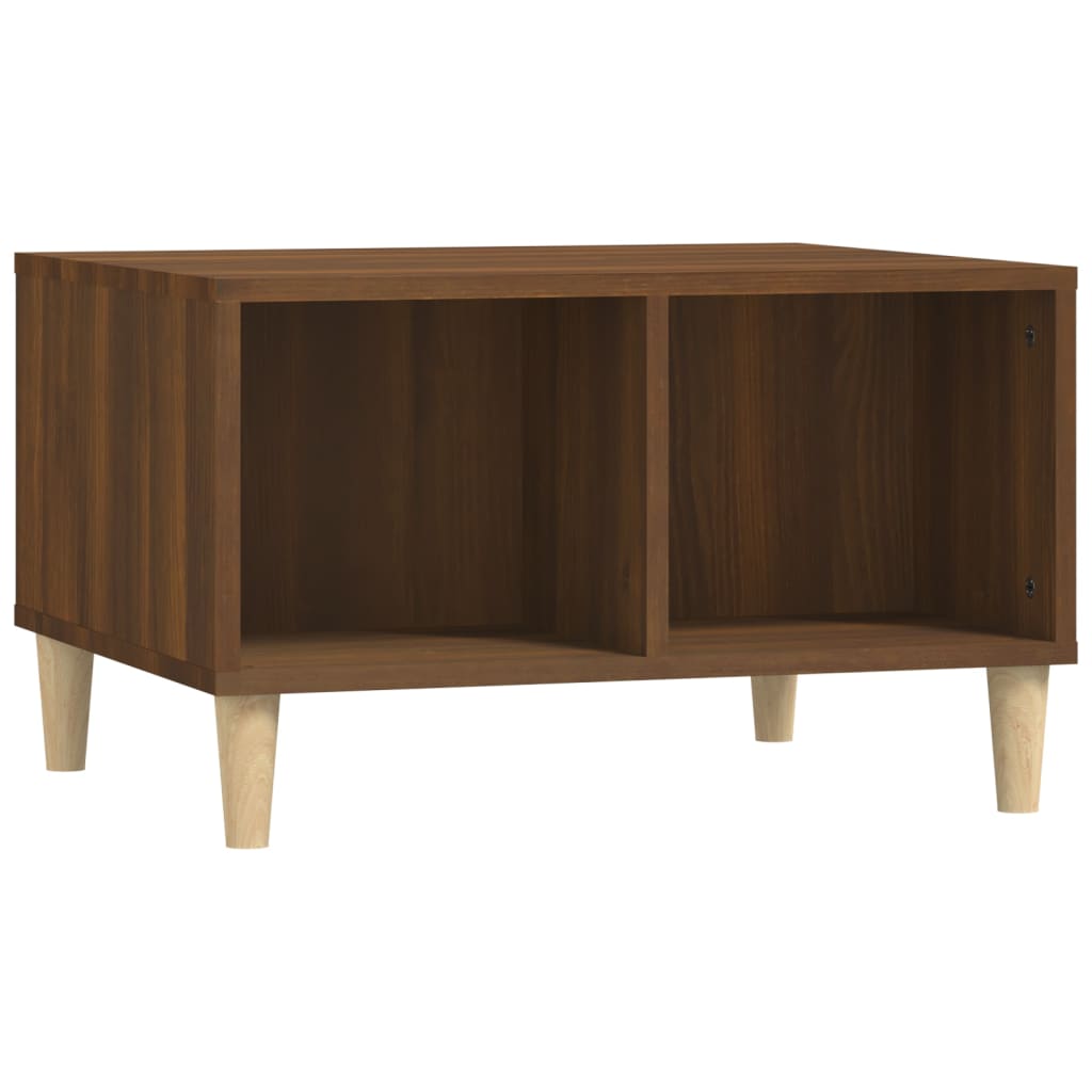 Salontafel Bruin Eiken 60x50x36,5 cm Engineered Wood