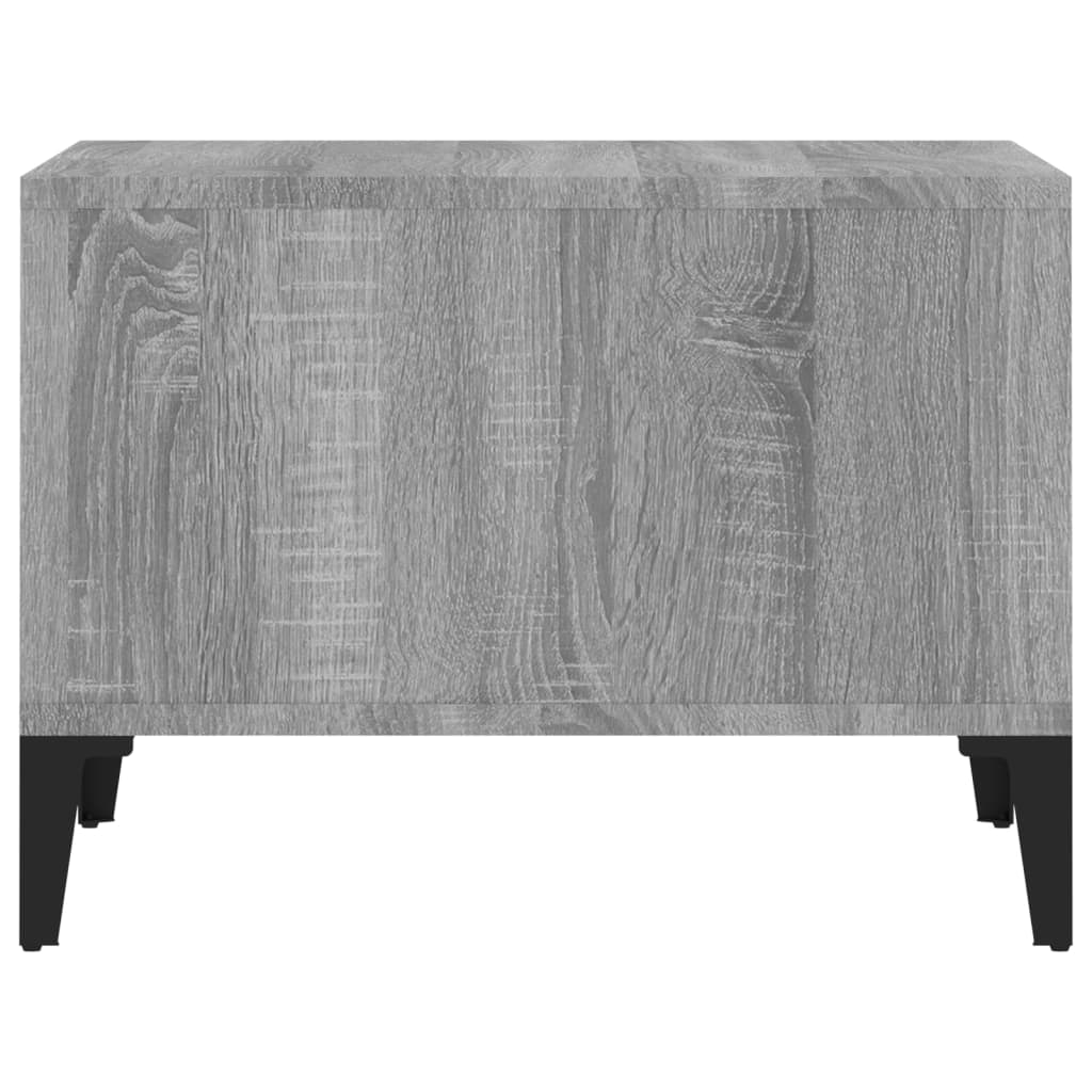 vidaXL Coffee Table Grey Sonoma 60x50x36.5 cm Engineered Wood