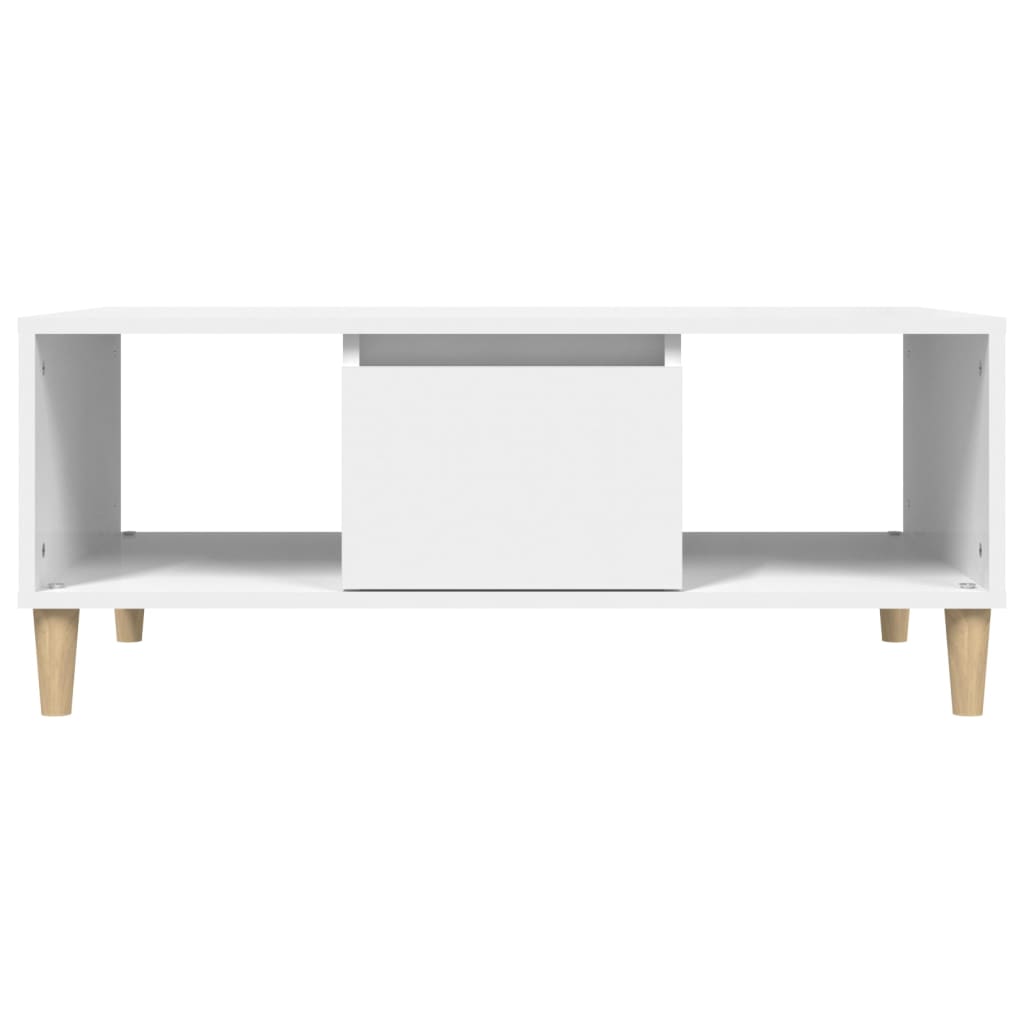 vidaXL Coffee Table White 90x50x36,5 cm Engineered Wood