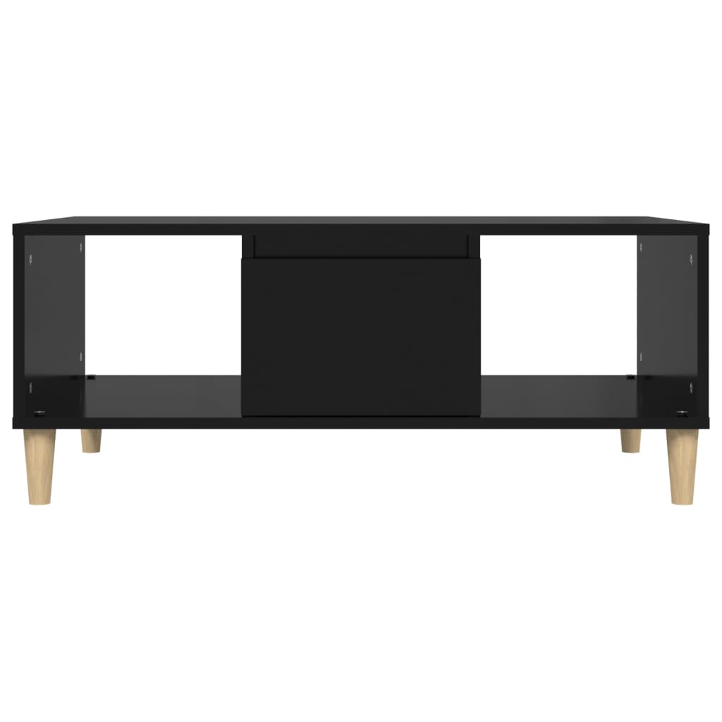 vidaXL Coffee Table Black 90x50x36,5 cm Engineered Wood