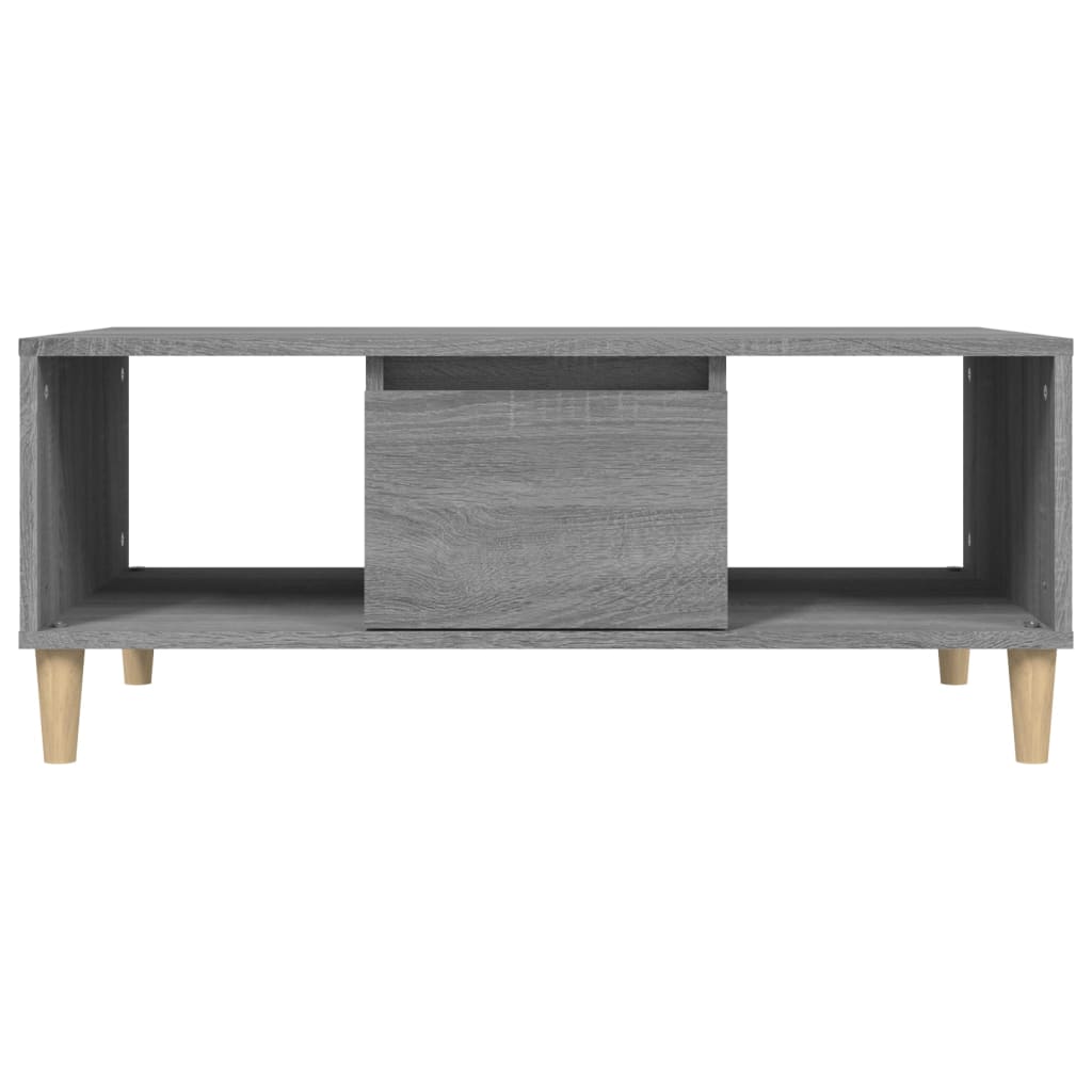 Table basse Gris Sonoma 90x50x36,5 cm Bois d'ingénierie