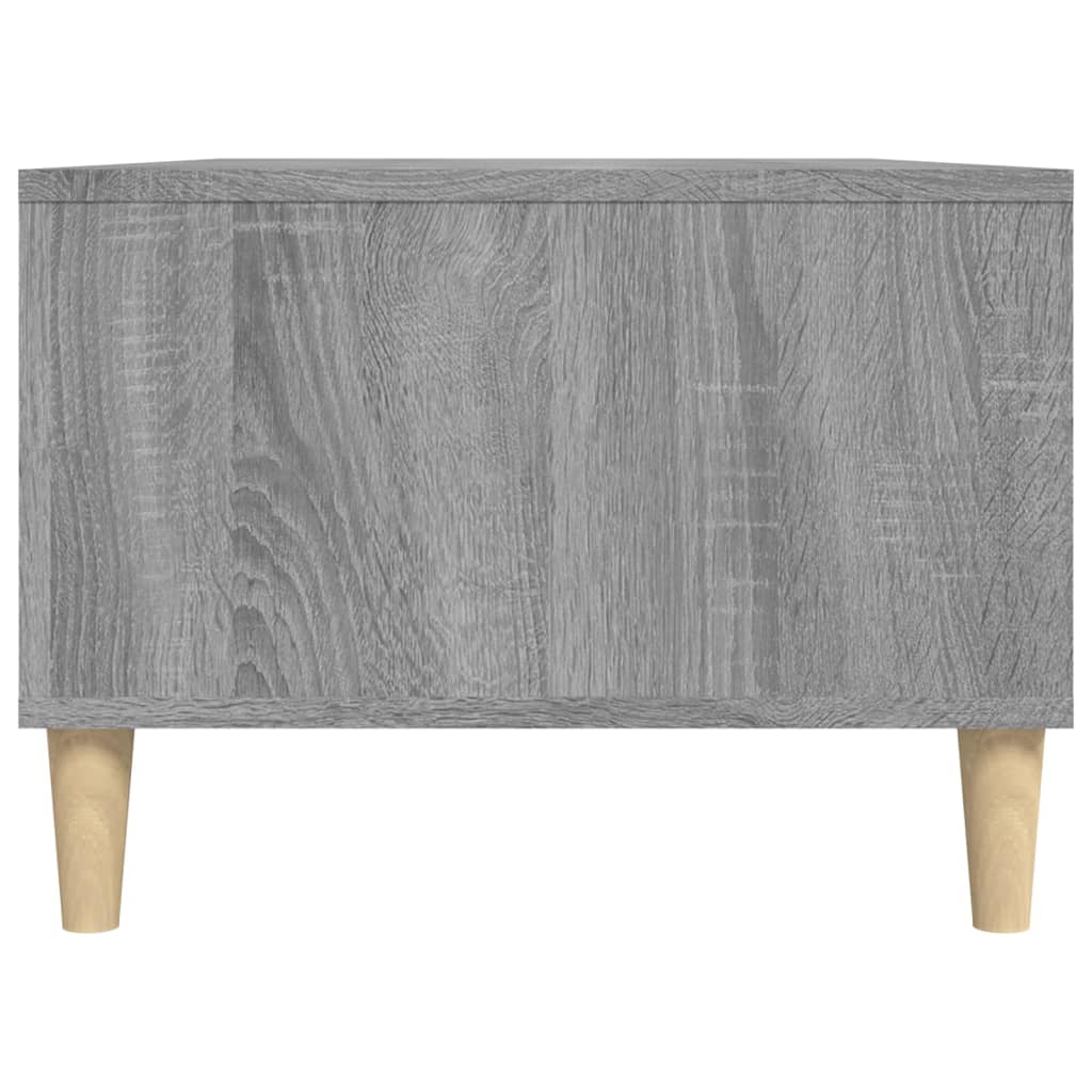 vidaXL Coffee Table Grey Sonoma 90x50x36,5 cm Engineered Wood