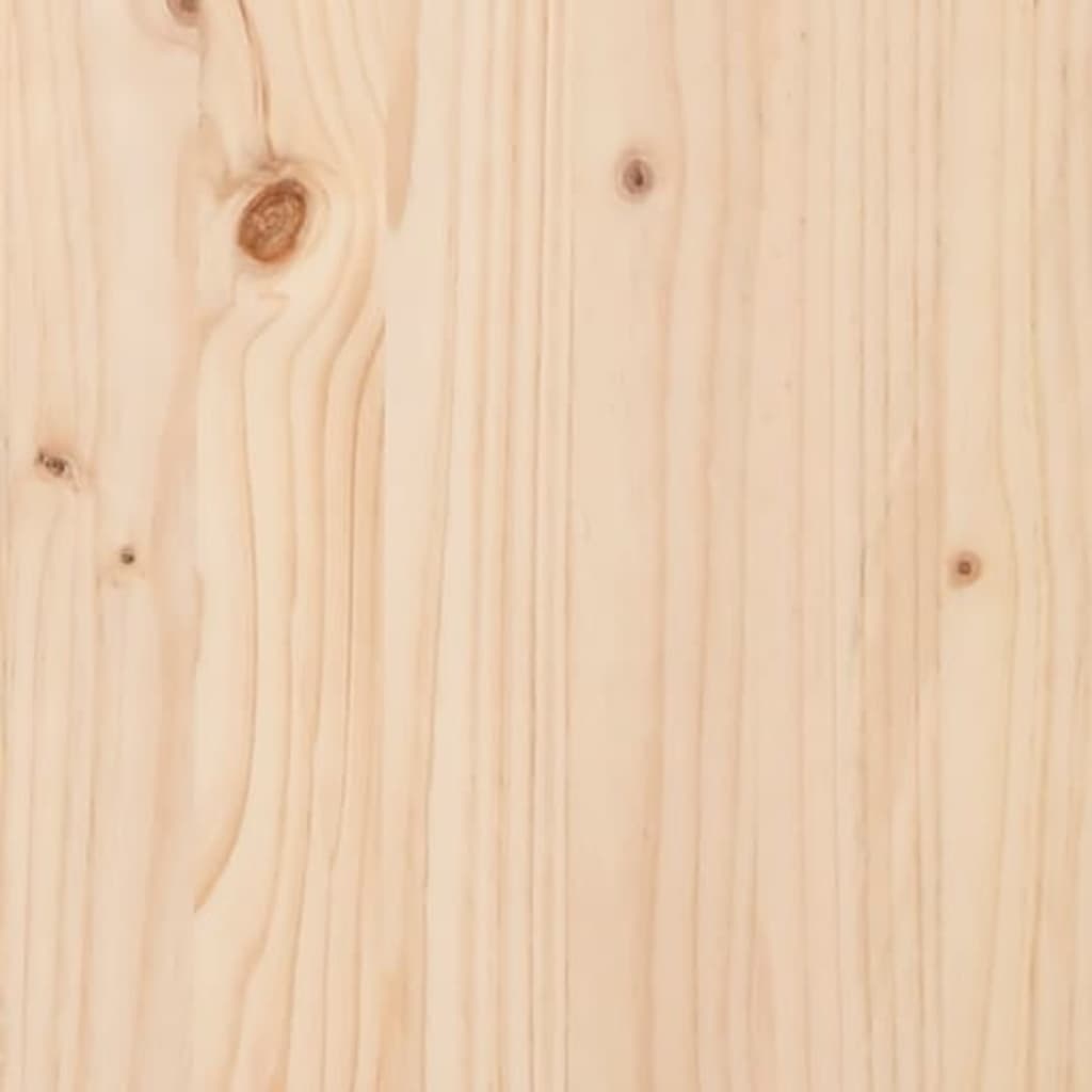 Plantenbak met plank 111,5x34,5x81 cm massief grenenhout