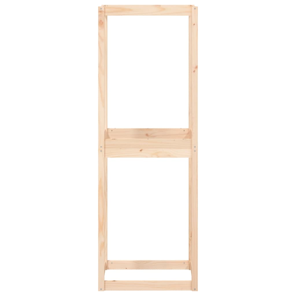 Tire Rack 63x40x180 cm Solid Wood Pine - Upclimb Ltd