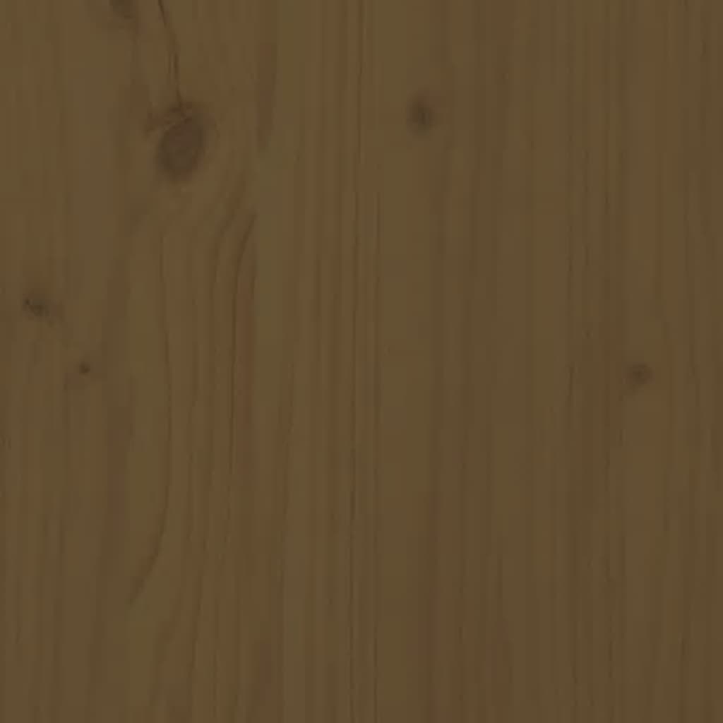 Tuintafel Honing Bruin 82,5x82,5x76 cm Massief Hout Grenen