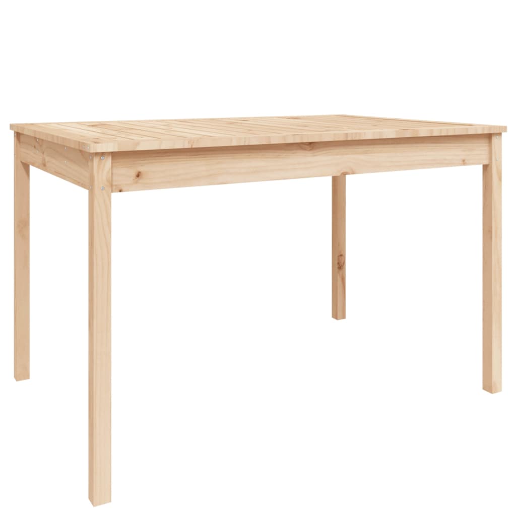 vidaXL Garden Table 121x82.5x76 cm Solid Wood Pine