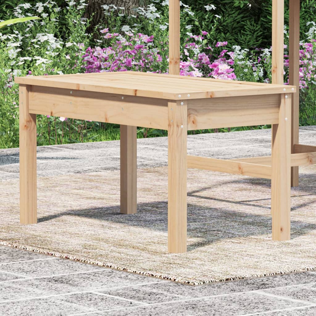 vidaXL Garden Bench 80x44x45 cm Solid Wood Pine