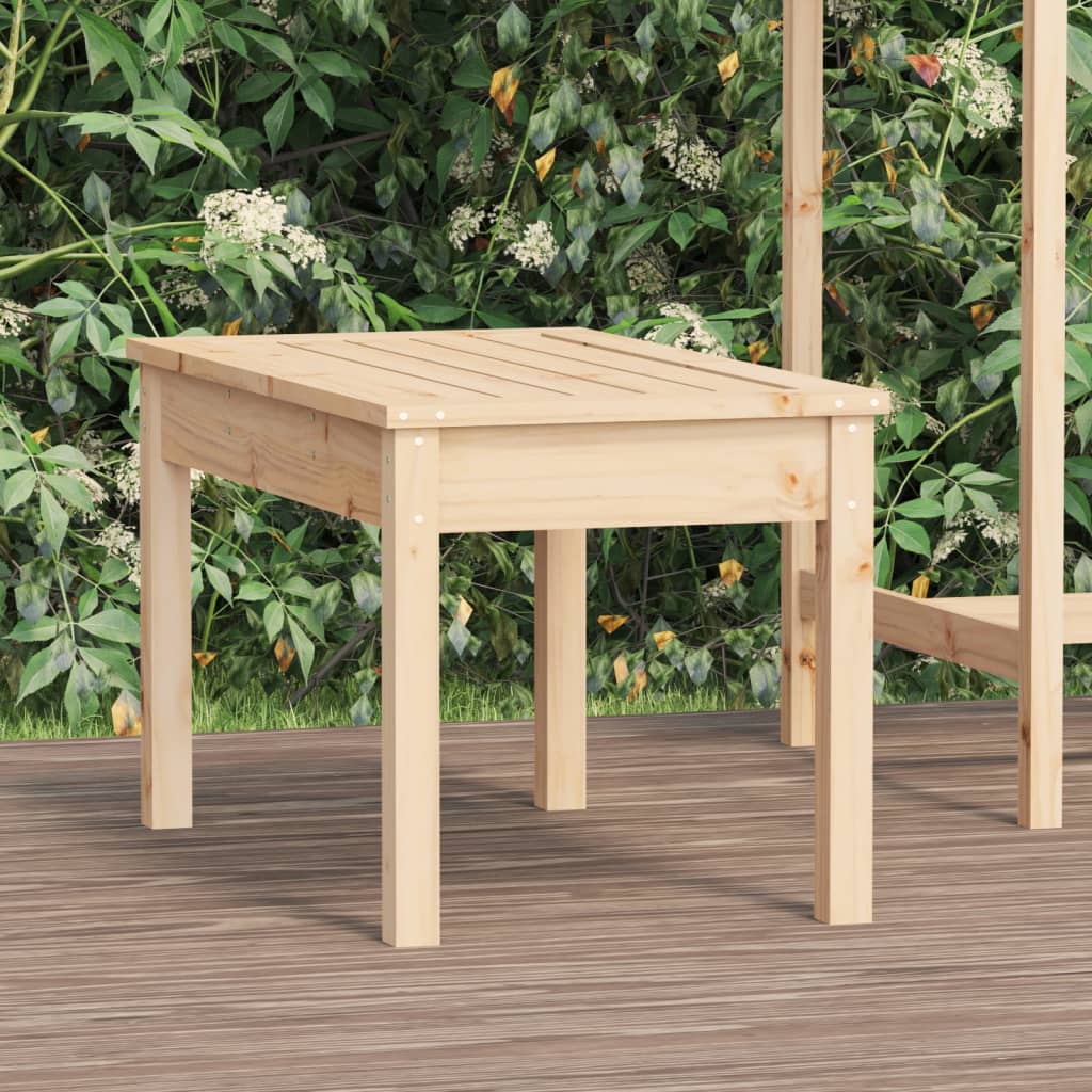 Banc de Jardin 80x44x45 cm Bois Massif Pin