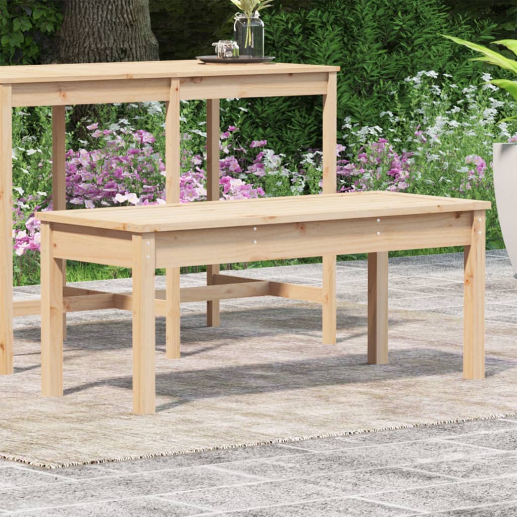 Banc de jardin 109x44x45 cm Pin massif