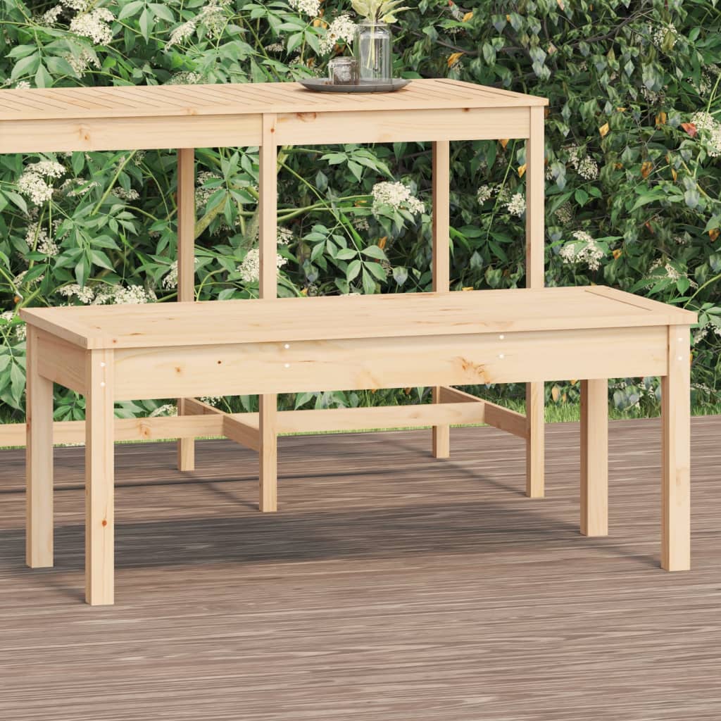 Banc de jardin 109x44x45 cm Pin massif