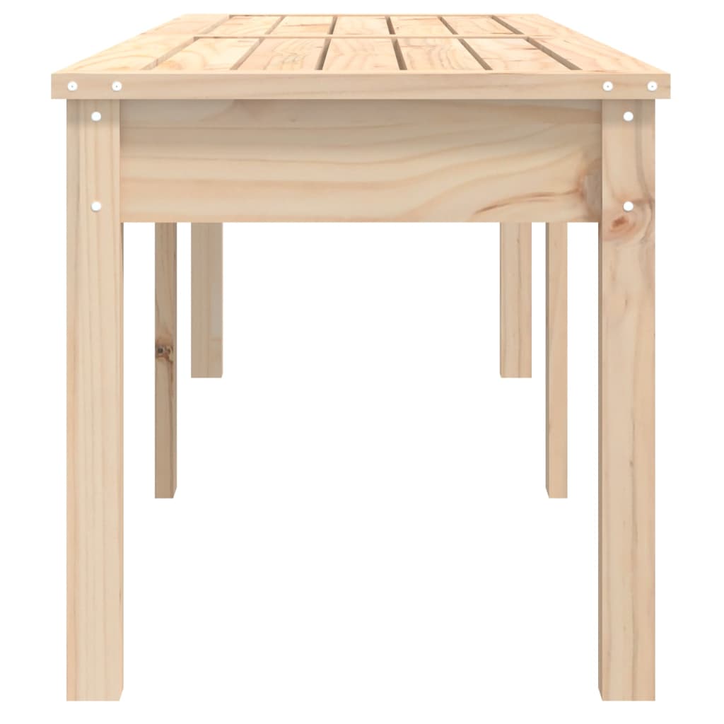 vidaXL 2-Seater Garden Bench 159.5x44x45 cm Solid Wood Pine