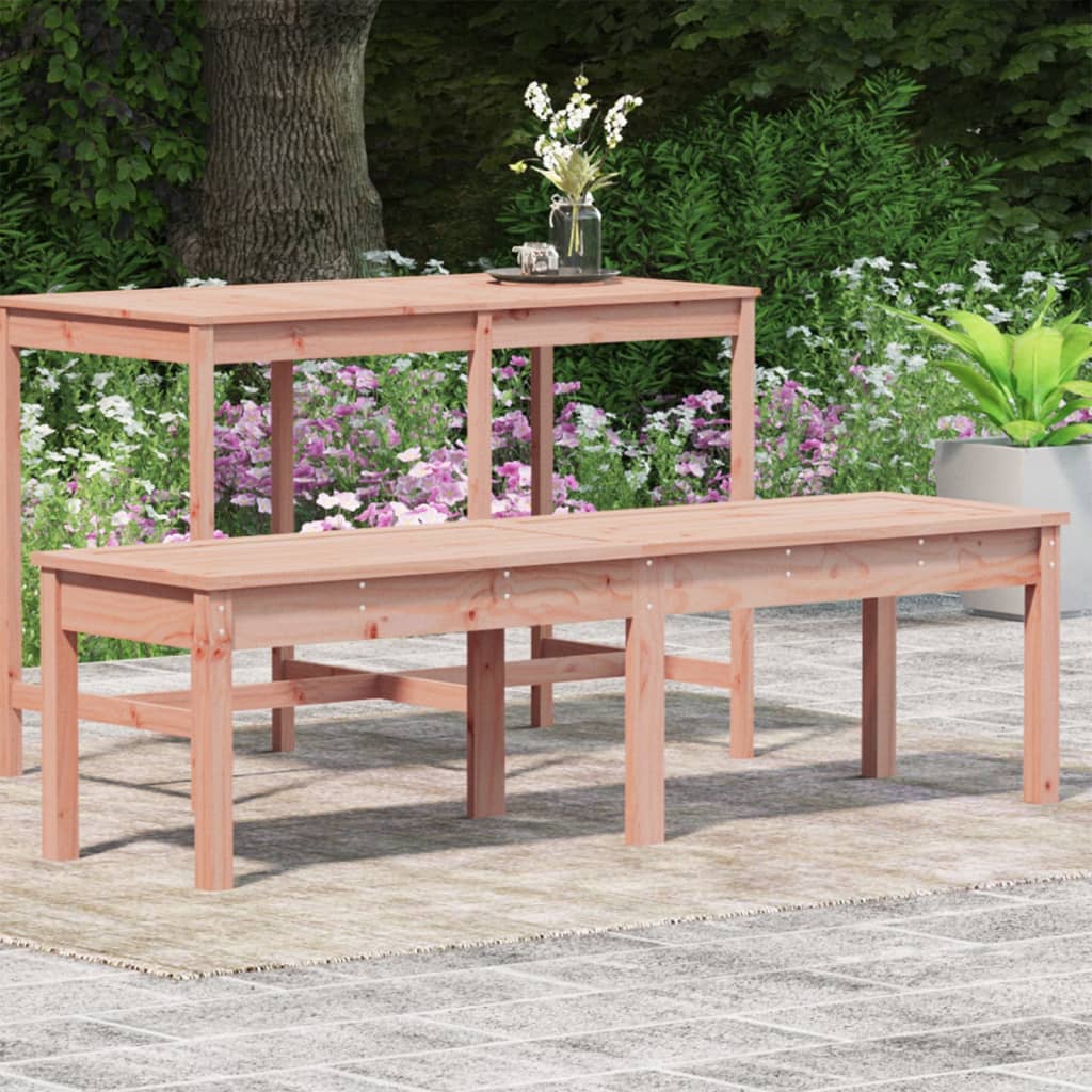 vidaXL 2-Seater Garden Bench 159.5x44x45 cm Solid Wood Douglas