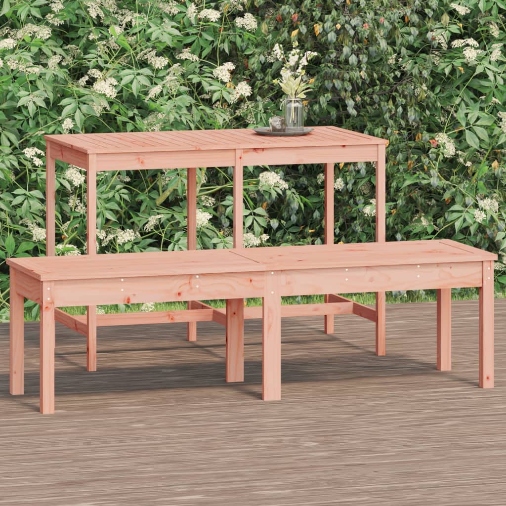 Banc de jardin 2 places 159,5x44x45 cm Bois Massif Douglas