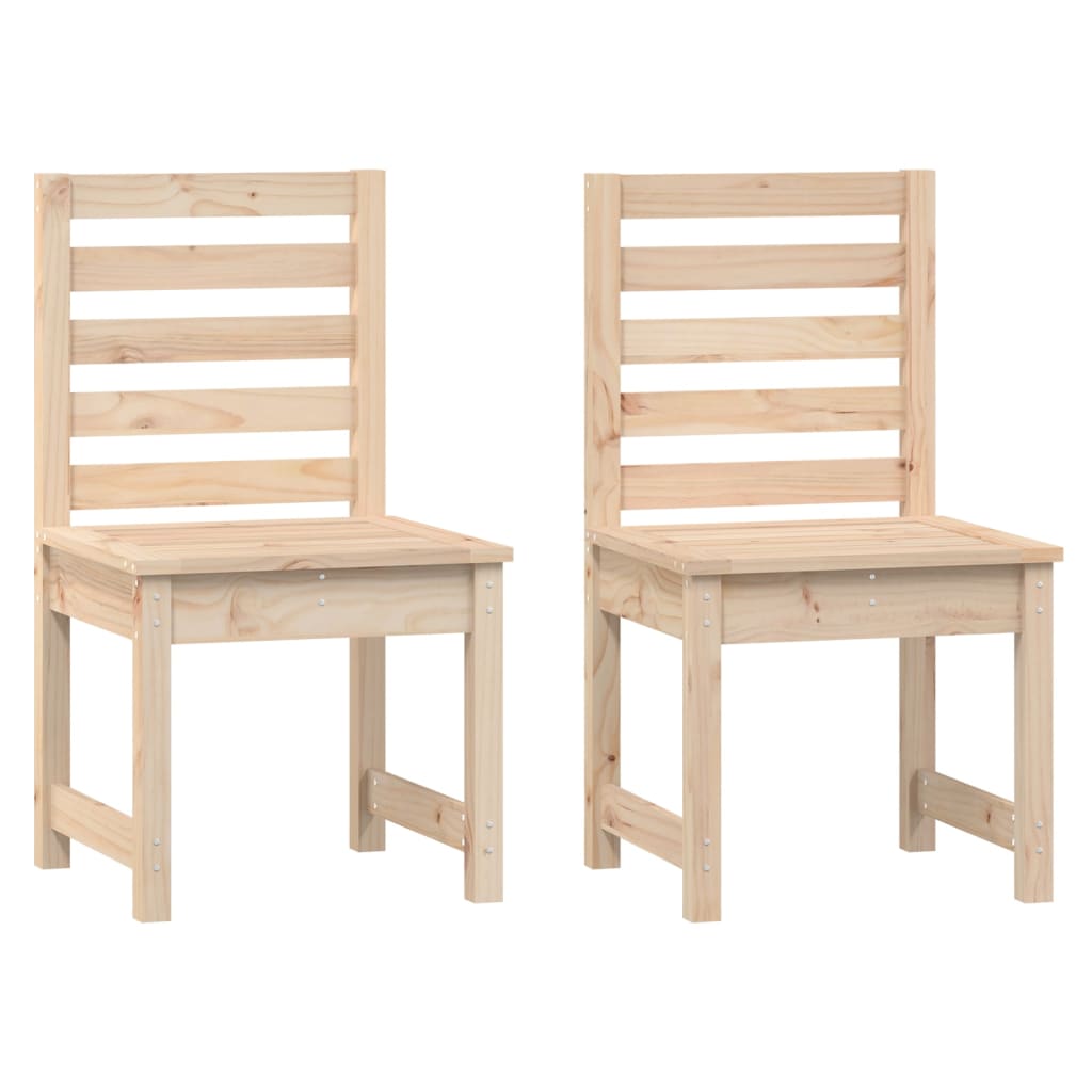 vidaXL Garden Chairs 2 pcs 50x48x91.5 cm Solid Wood Pine