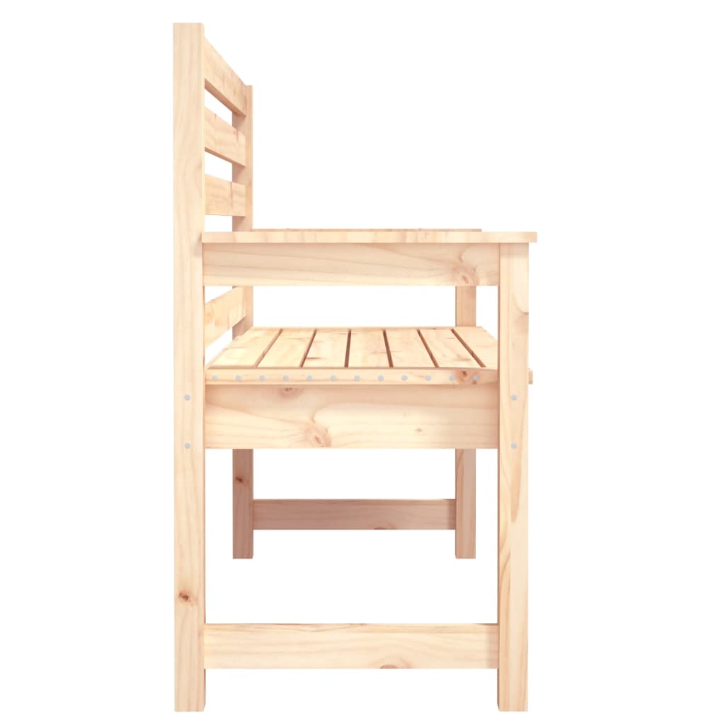 Garden Bench 109x48x91.5 cm Solid Wood Pine - Upclimb Ltd