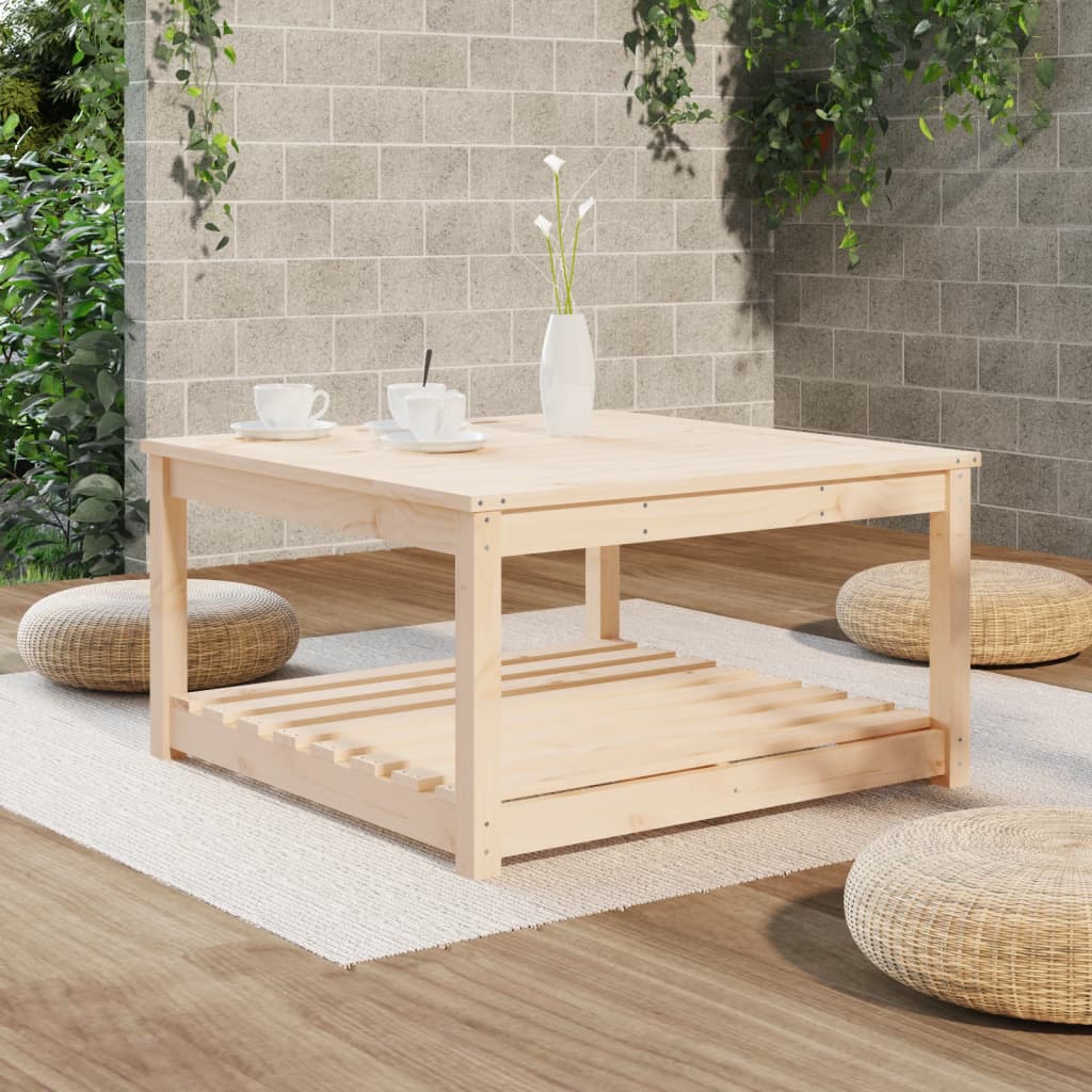 Garden Table 82.5x82.5x45 cm Solid Wood Pine - Upclimb Ltd