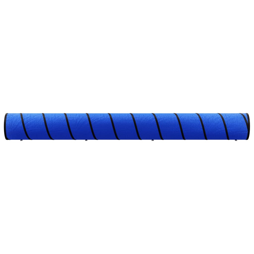 vidaXL Dog Tunnel Blue Ø 55x500 cm Polyester