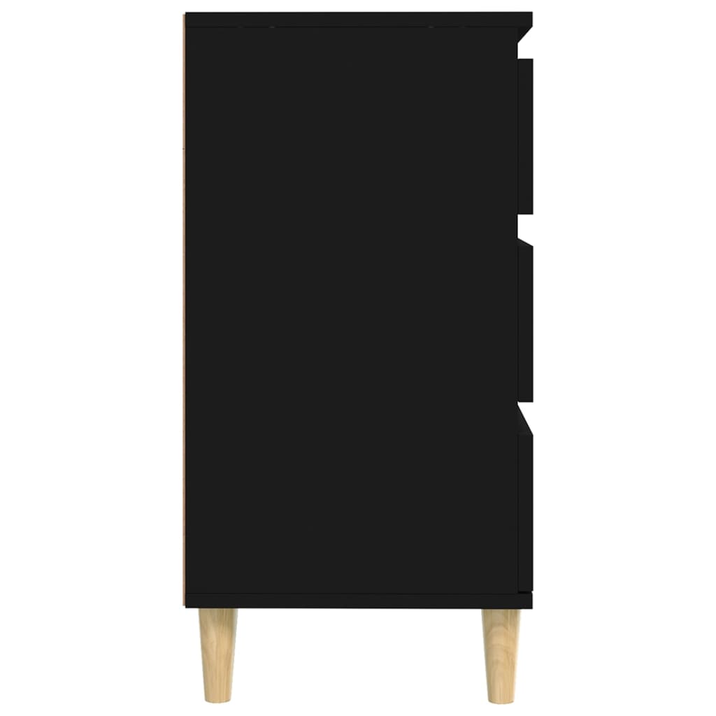 vidaXL Sideboard Black 60x35x70 cm Engineered Wood