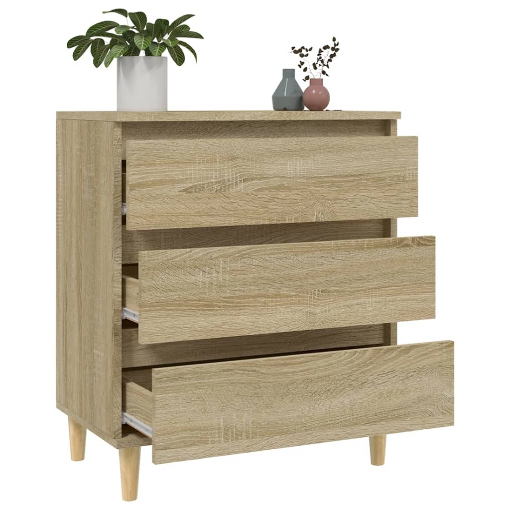 Buffet Chêne Sonoma 60x35x70 cm Bois d'ingénierie