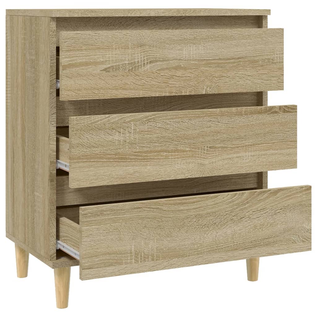 vidaXL Sideboard Sonoma Oak 60x35x70 cm Engineered Wood