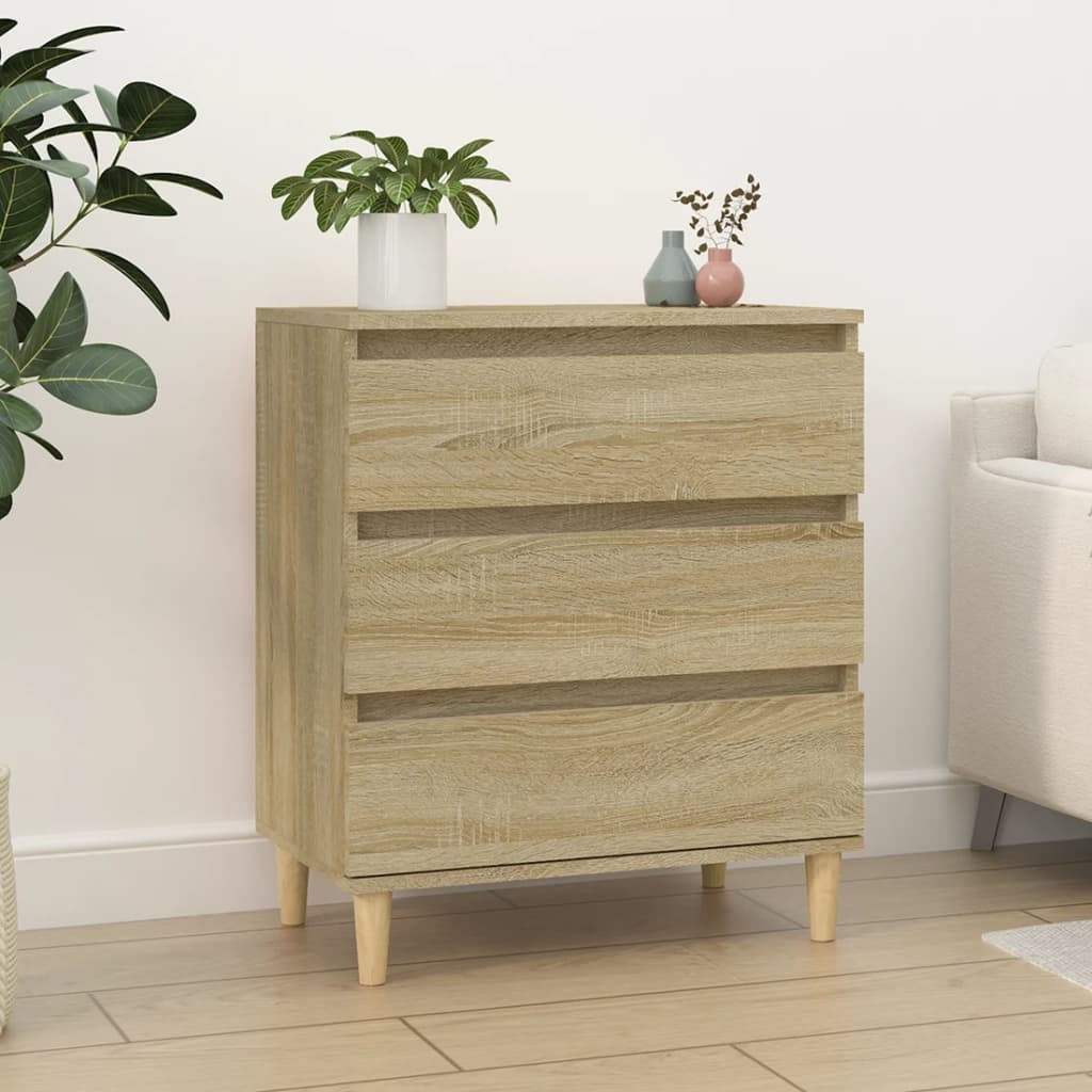 vidaXL Sideboard Sonoma Oak 60x35x70 cm Engineered Wood