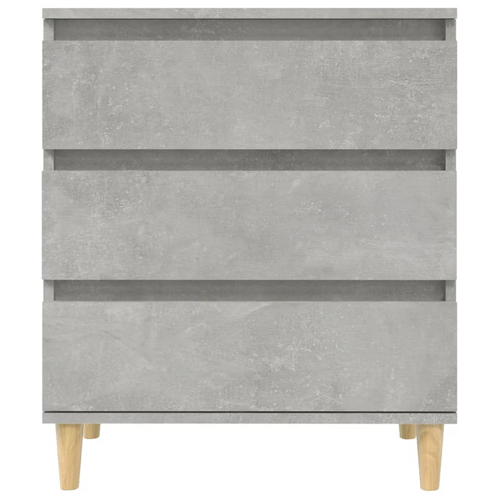 Buffet Béton Gris 60x35x70 cm Bois D'ingénierie