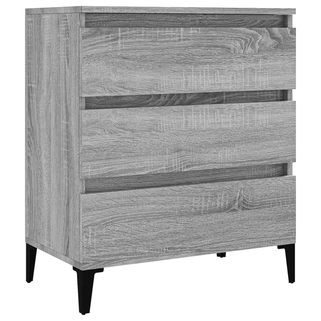 Buffet Gris Sonoma 60x35x70 cm Bois d'ingénierie