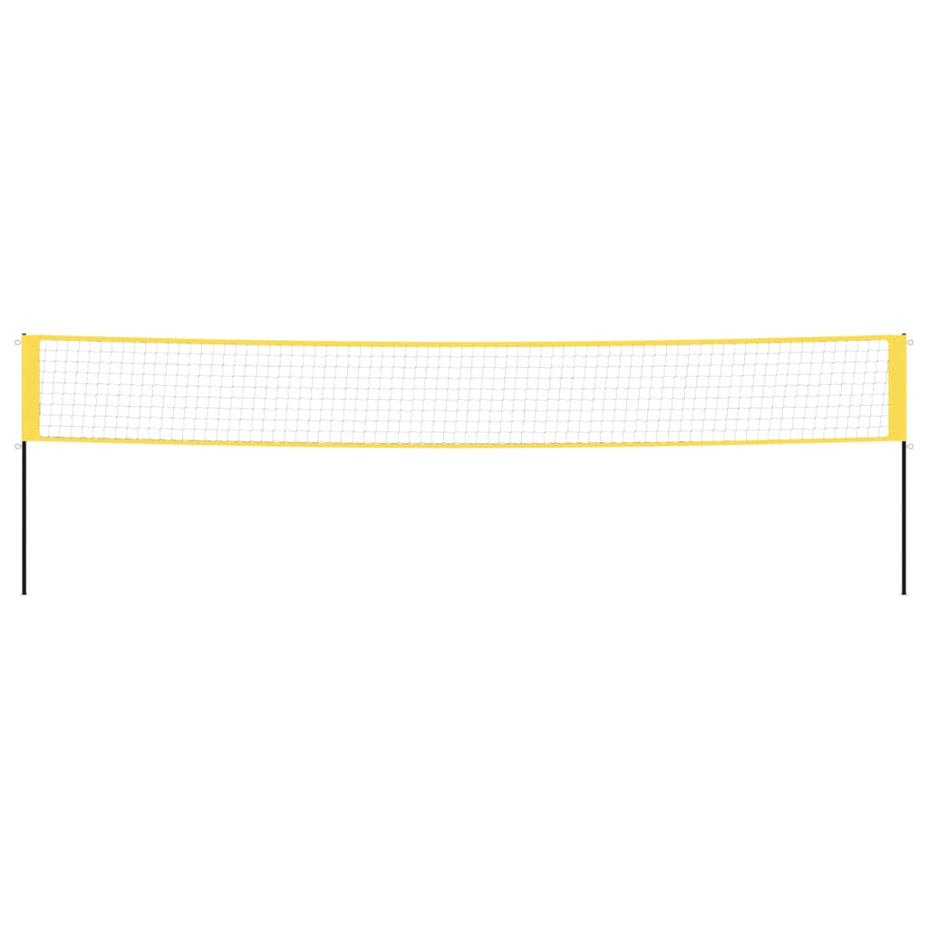 Badminton Net Yellow and Black 600x155 cm PE Fabric - Upclimb Ltd