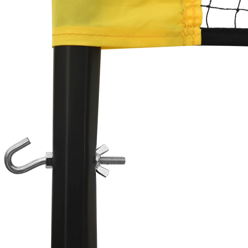 Badminton Net Yellow and Black 600x155 cm PE Fabric - Upclimb Ltd