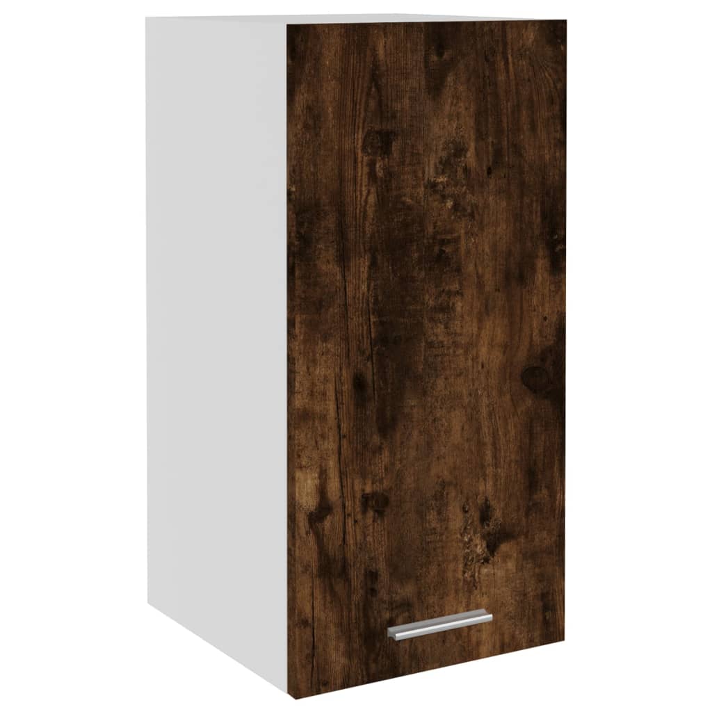 Hanging Cabinet Smoked Oak 29.5x31x60 cm Engineered Wood - Upclimb Ltd