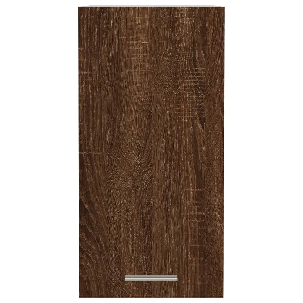 Hanging Cabinet Brown Oak 29.5x31x60 cm Engineered Wood - Upclimb Ltd