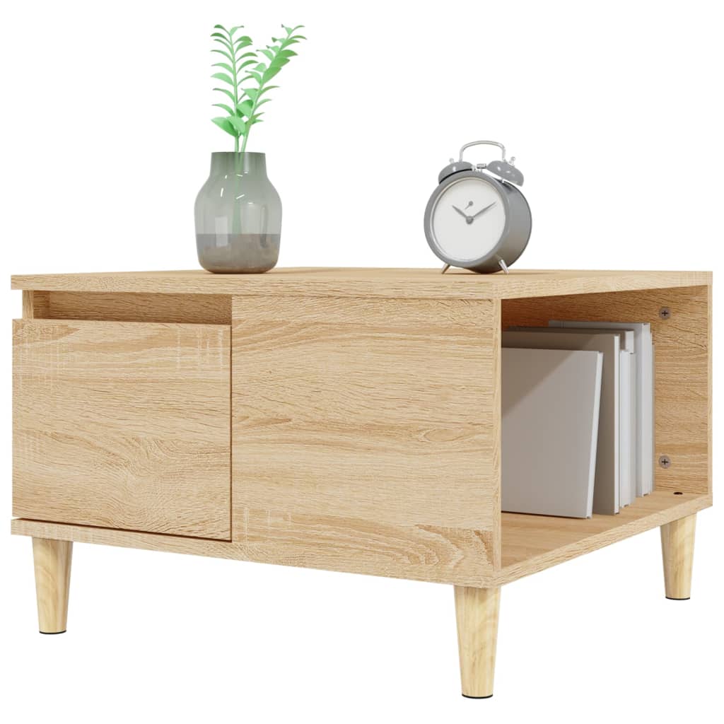 vidaXL Coffee Table Sonoma Oak 55x55x36.5 cm Engineered Wood