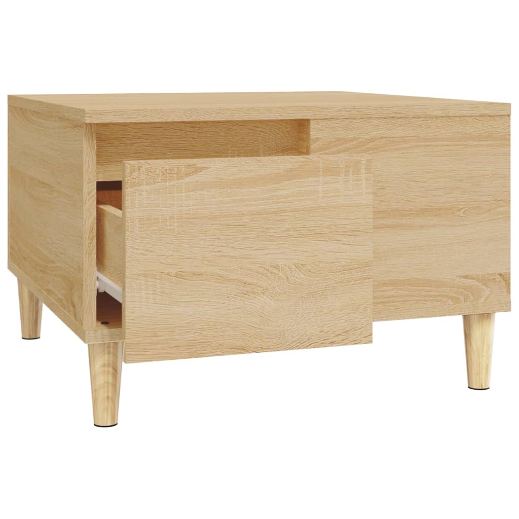 vidaXL Coffee Table Sonoma Oak 55x55x36.5 cm Engineered Wood