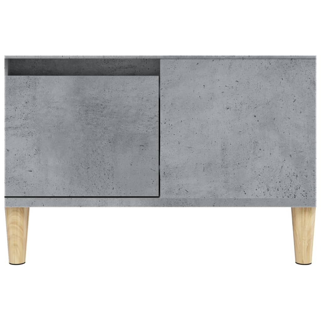 Table Basse Béton Gris 55x55x36,5 cm Bois D'ingénierie