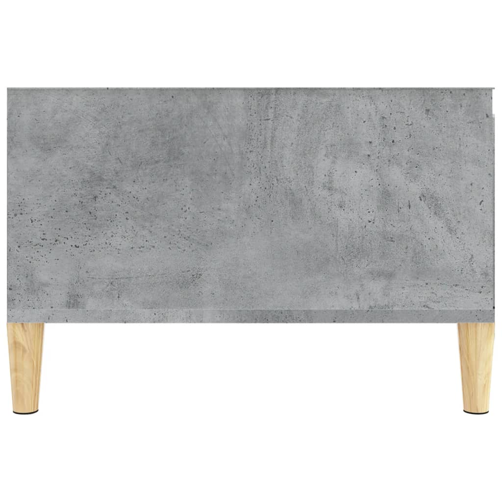 Table Basse Béton Gris 55x55x36,5 cm Bois D'ingénierie