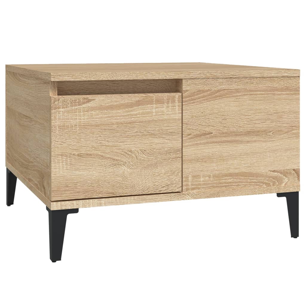 vidaXL Coffee Table Sonoma Oak 55x55x36.5 cm Engineered Wood