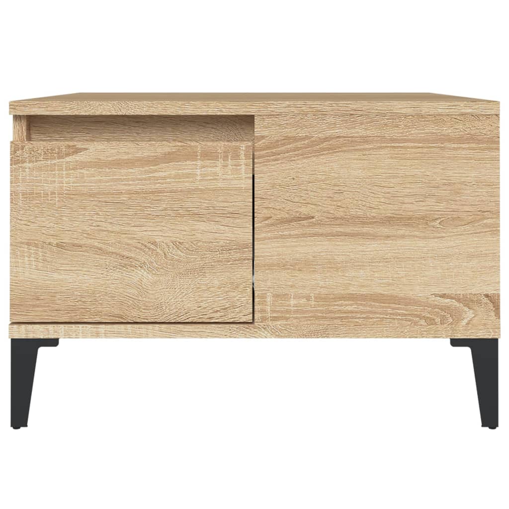 vidaXL Coffee Table Sonoma Oak 55x55x36.5 cm Engineered Wood