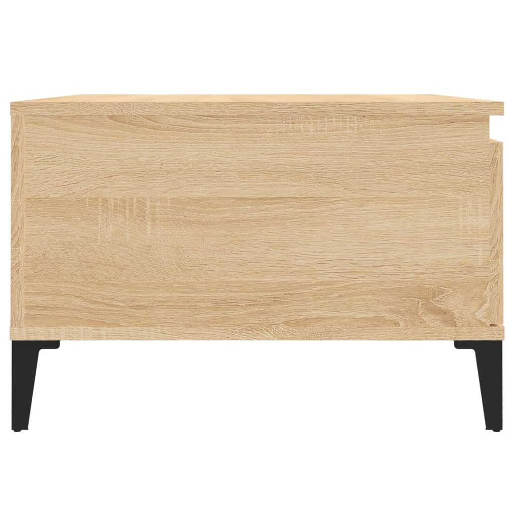 vidaXL Coffee Table Sonoma Oak 55x55x36.5 cm Engineered Wood